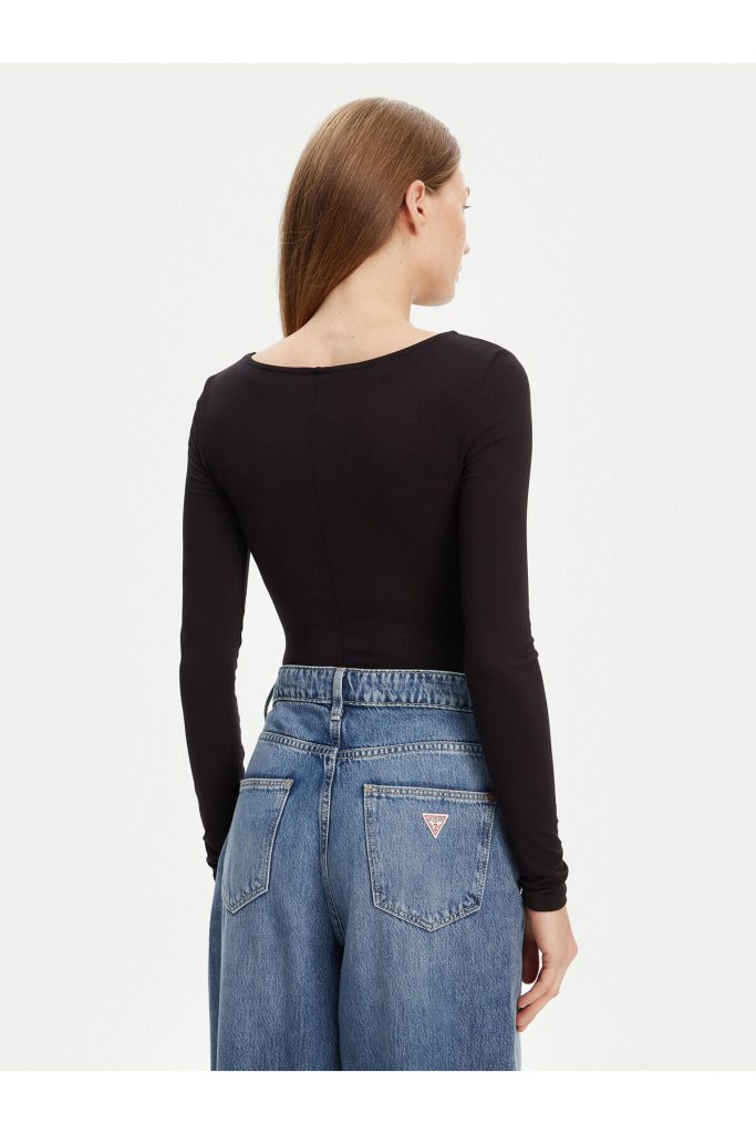 GUESS Kendinden Desenli Bluz  W5YP05K68D2