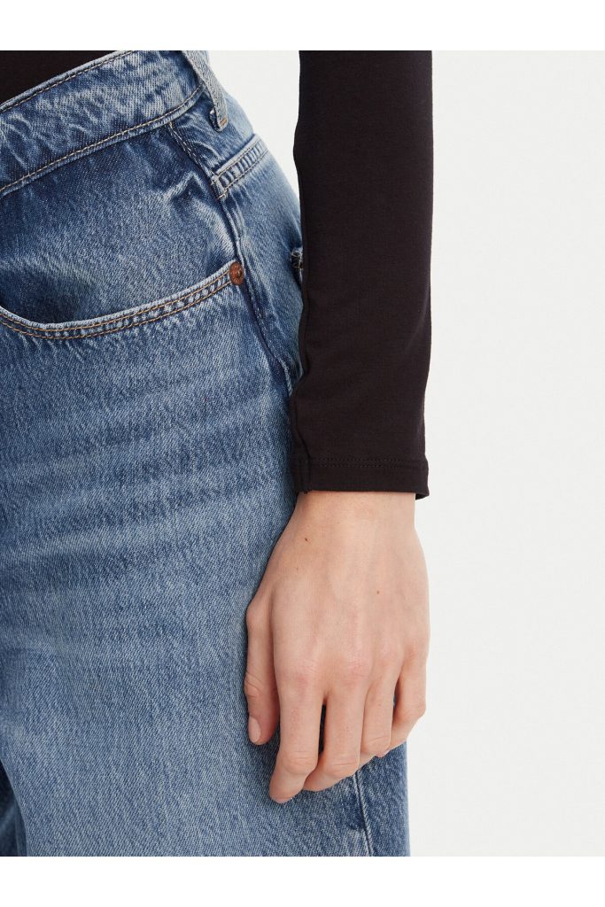 GUESS Kendinden Desenli Bluz  W5YP05K68D2