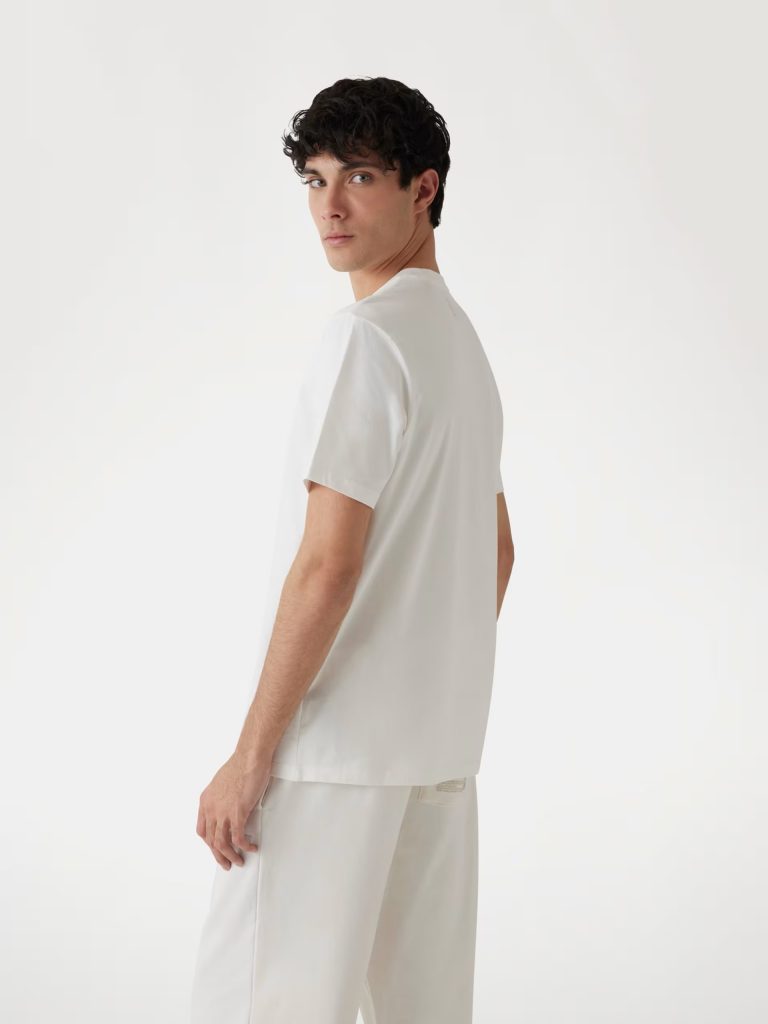 GUESS Baskılı Logolu T-Shirt Z2YI11J1314 - KREM