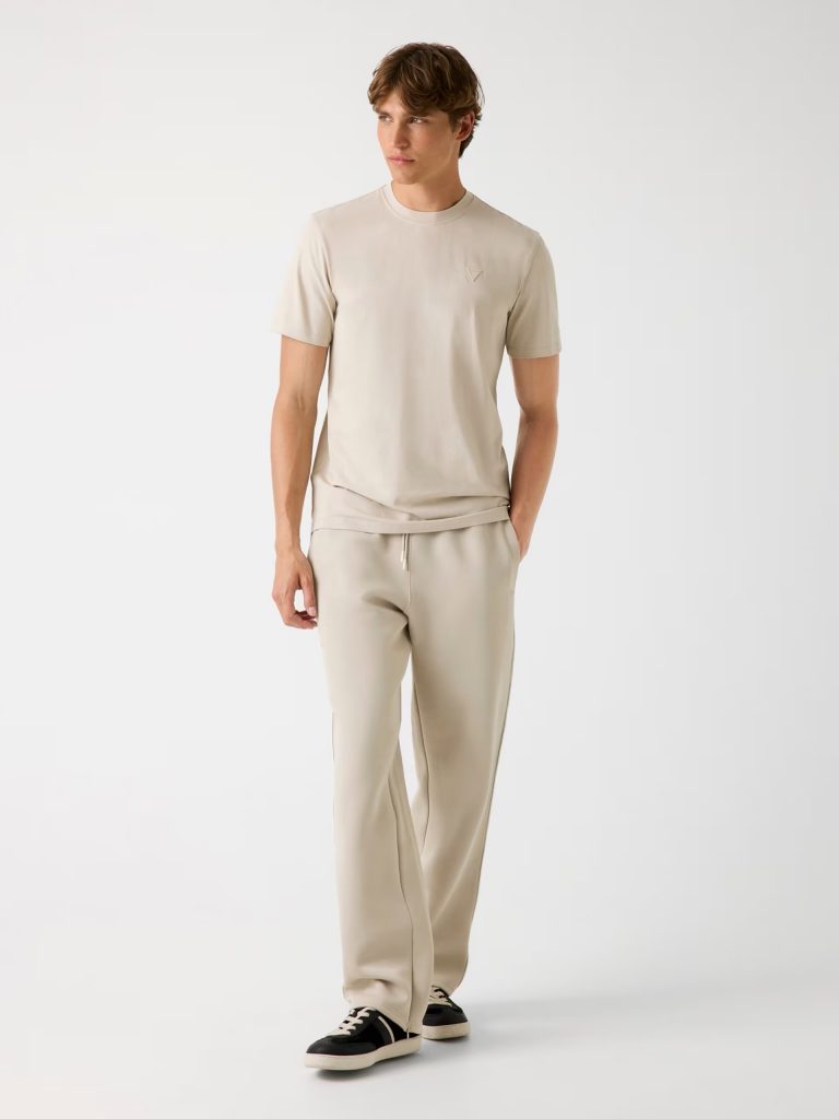 GUESSYan Logo Tişört  Z2YI12JR06K - BEJ