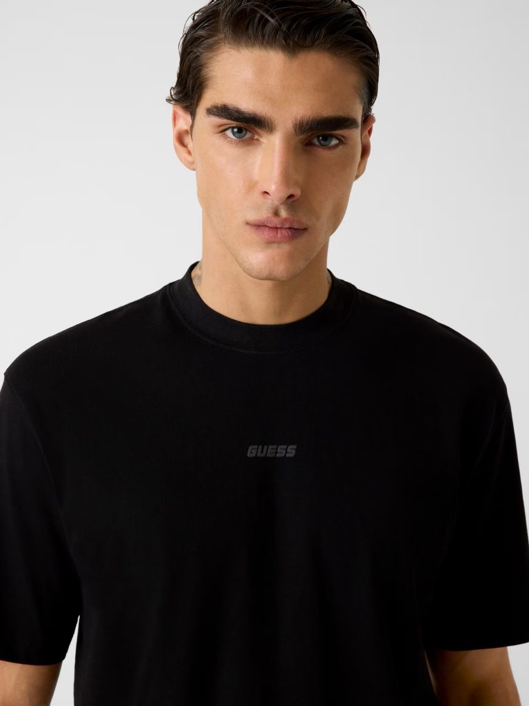 GUESS Düz Kesim Tişört  Z6RI16I3Z14 - Siyah