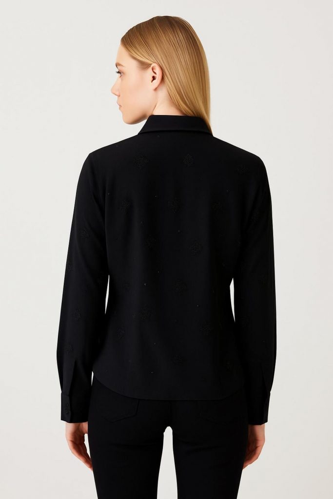 GUESS Taş İşlemeli Gömlek  W5BH80W2982