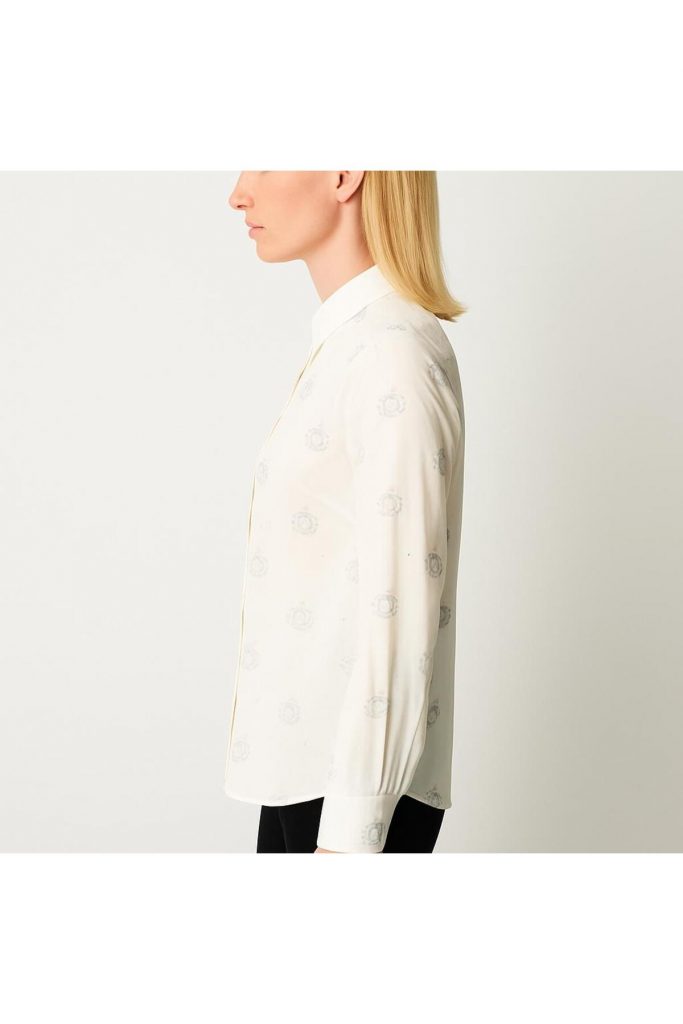 GUESS Taş İşlemeli Gömlek  W5BH80W2982 - Beyaz