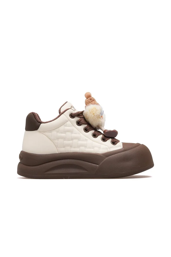 GUJA  Kadın Deri Gizli Dolgu Topuk Günlük Bot 25K-426 - kahve