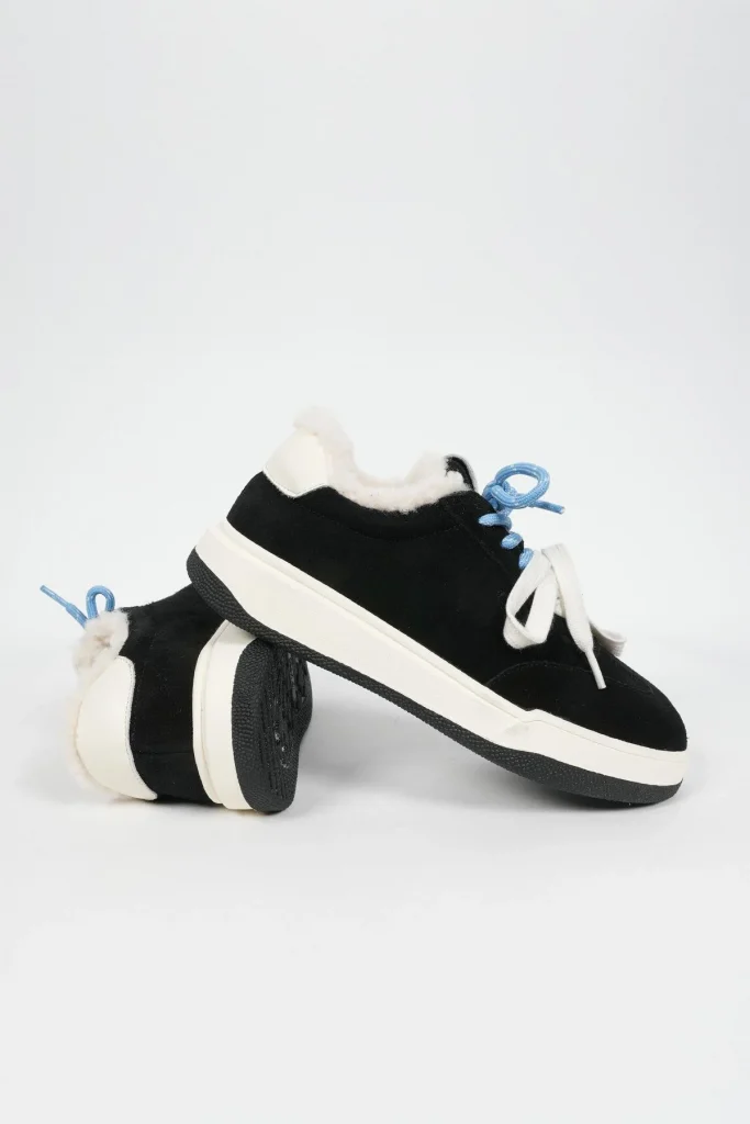 GUJA Kadın İçi Kürklü Sneaker Ayakkabı 25K372 - Siyah