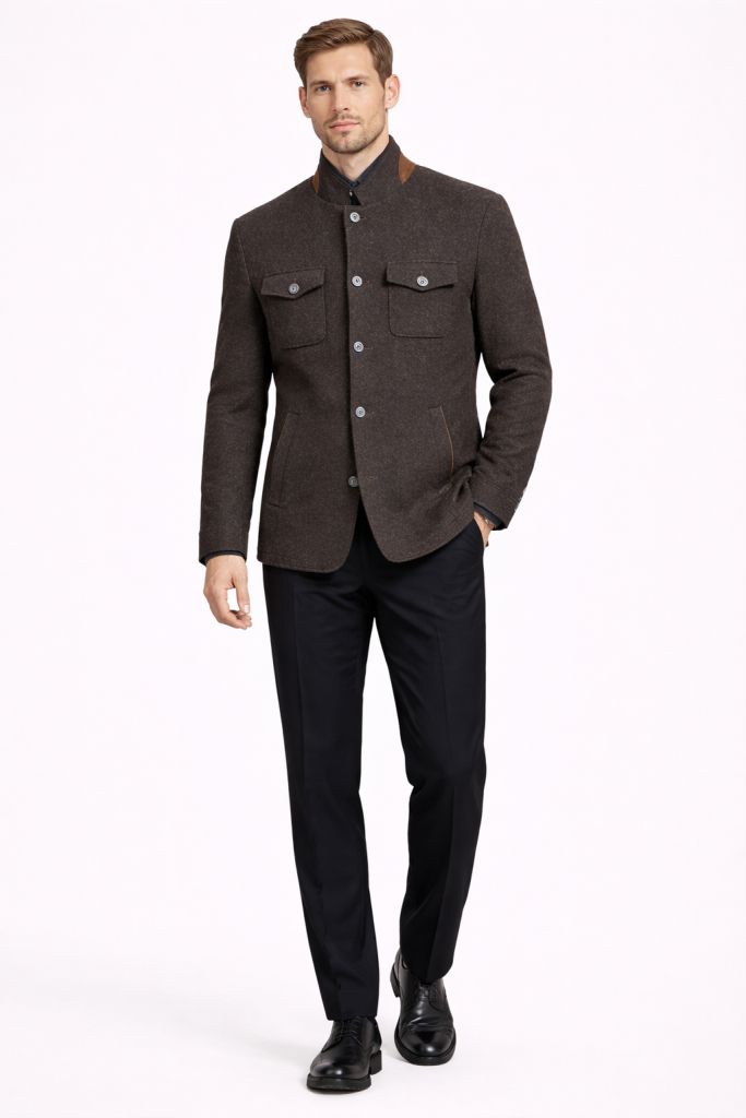 HAVAN Kaşe Mont 0032 - kahve