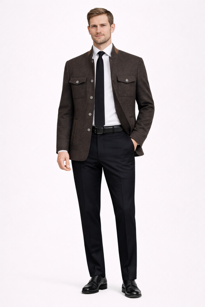 HAVAN Kaşe Mont 0032 - kahve