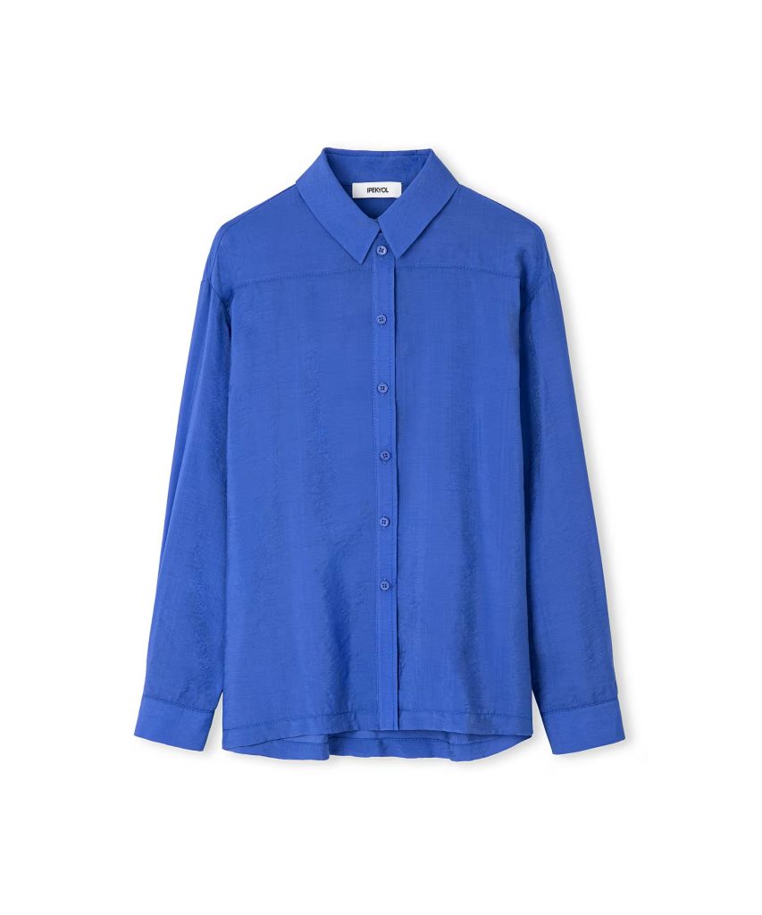 İPEKYOL Basic gömlek IS1260025149 - MAVİ
