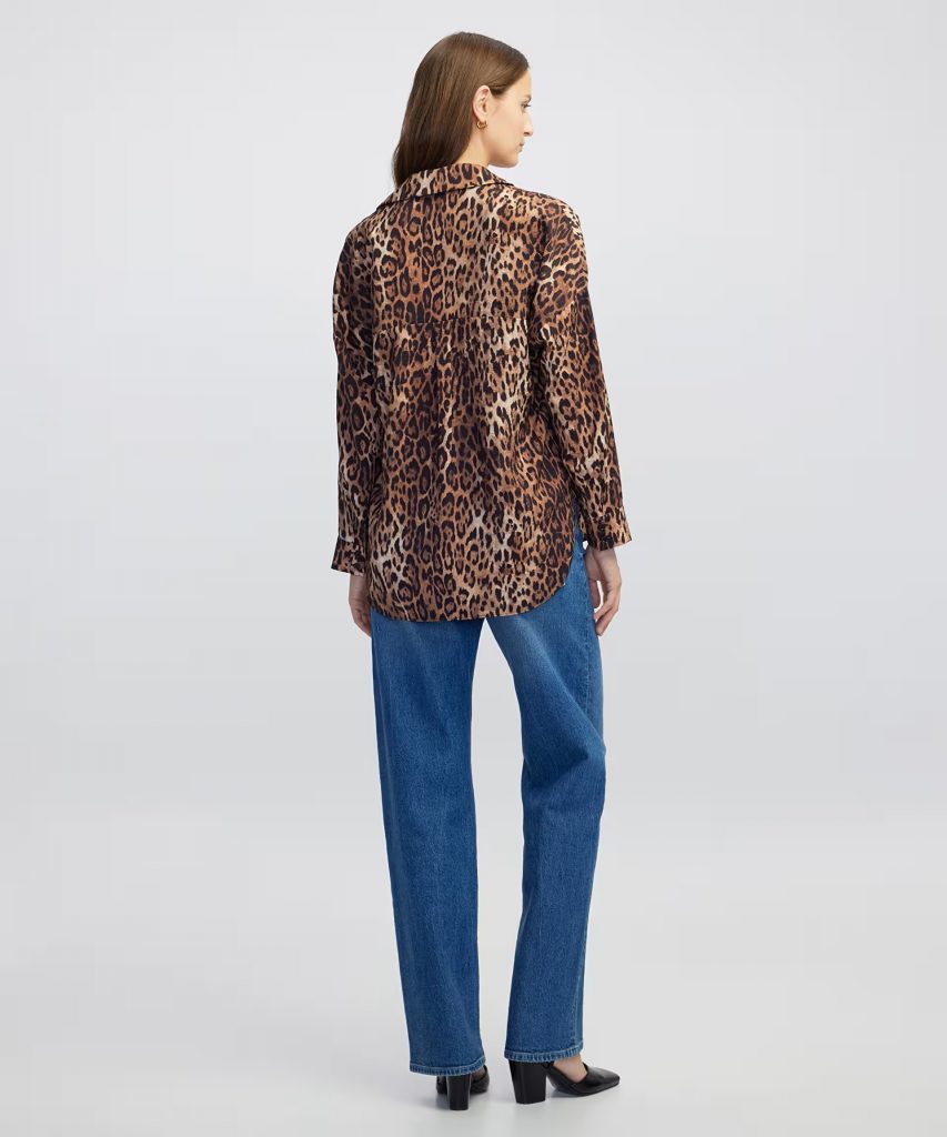 İPEKYOL Leopar desen bluz IW6250006061