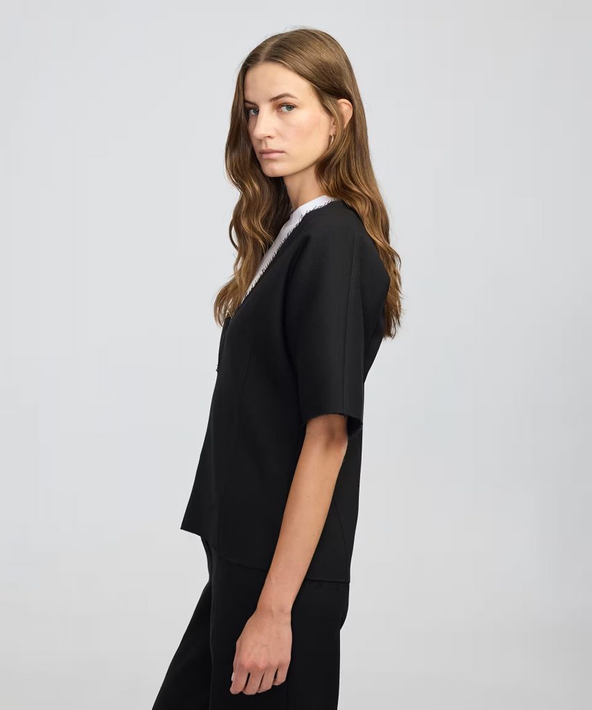 İPEKYOL Çift parça colorblock bluz IW6250006081 - Siyah