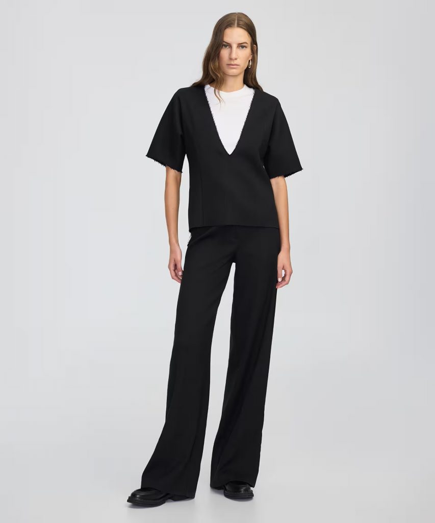 İPEKYOL Çift parça colorblock bluz IW6250006081 - Siyah