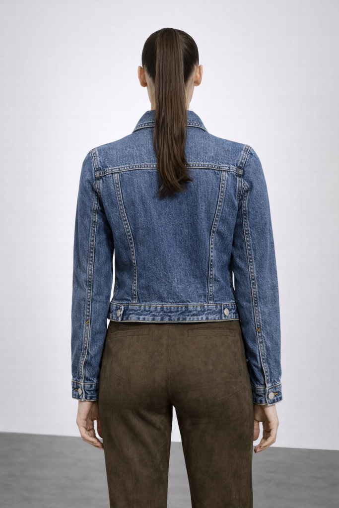 İPEKYOL Kot Ceket 05067 - İNDİGO