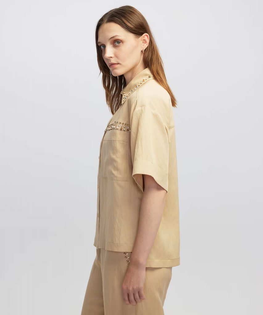 İPEKYOL Karma aksesuarlı gömlek ceket IW6250005043