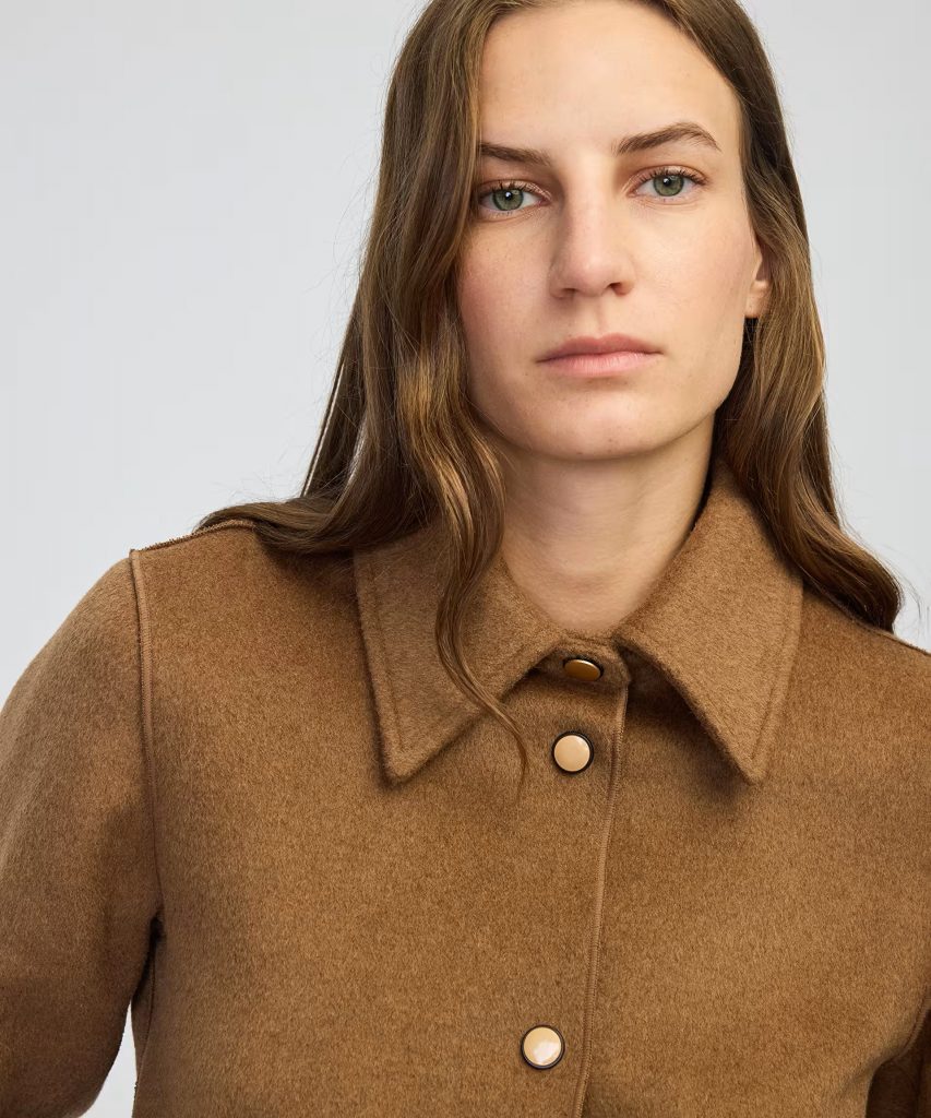 İPEKYOL Yün içerikli gömlek ceket IW6250005105 - camel