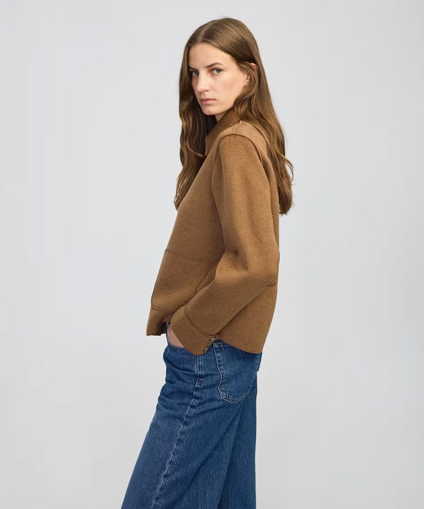 İPEKYOL Yün içerikli gömlek ceket IW6250005105 - camel