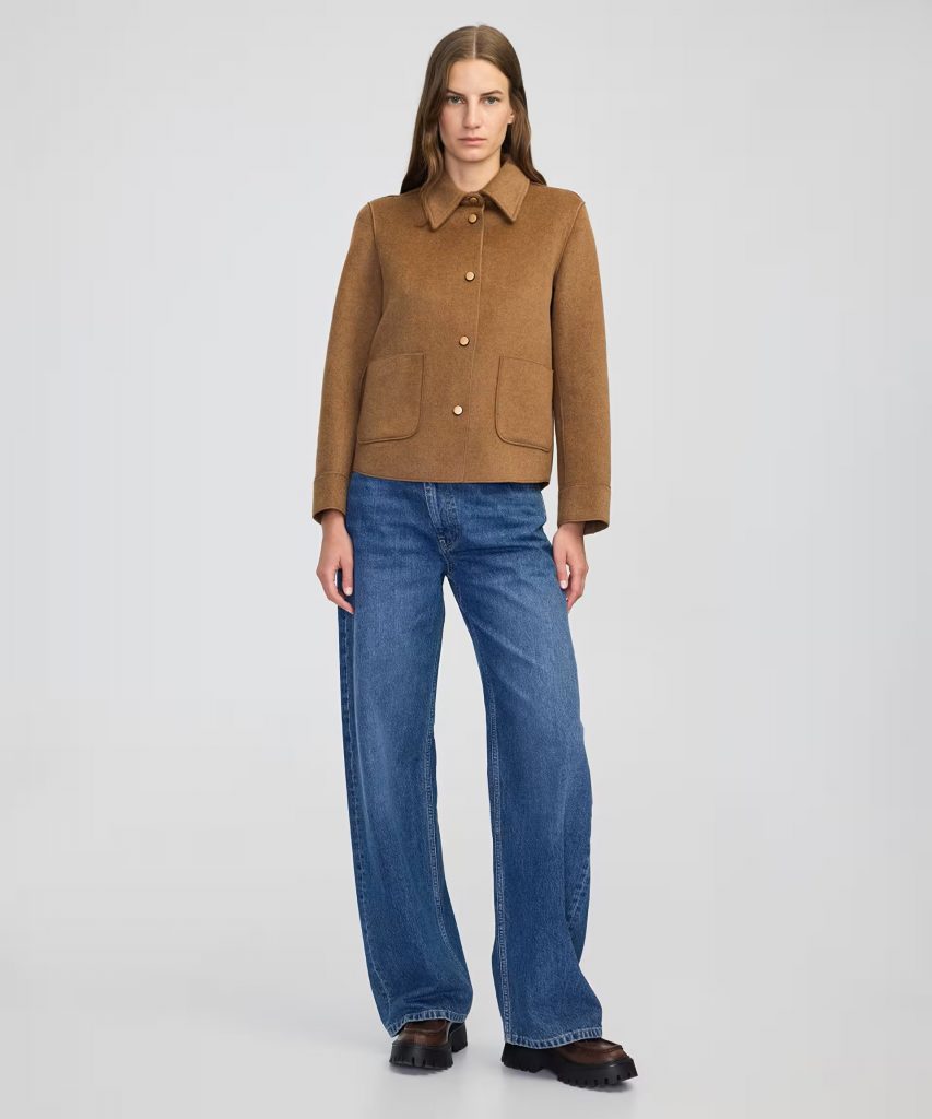 İPEKYOL Yün içerikli gömlek ceket IW6250005105 - camel