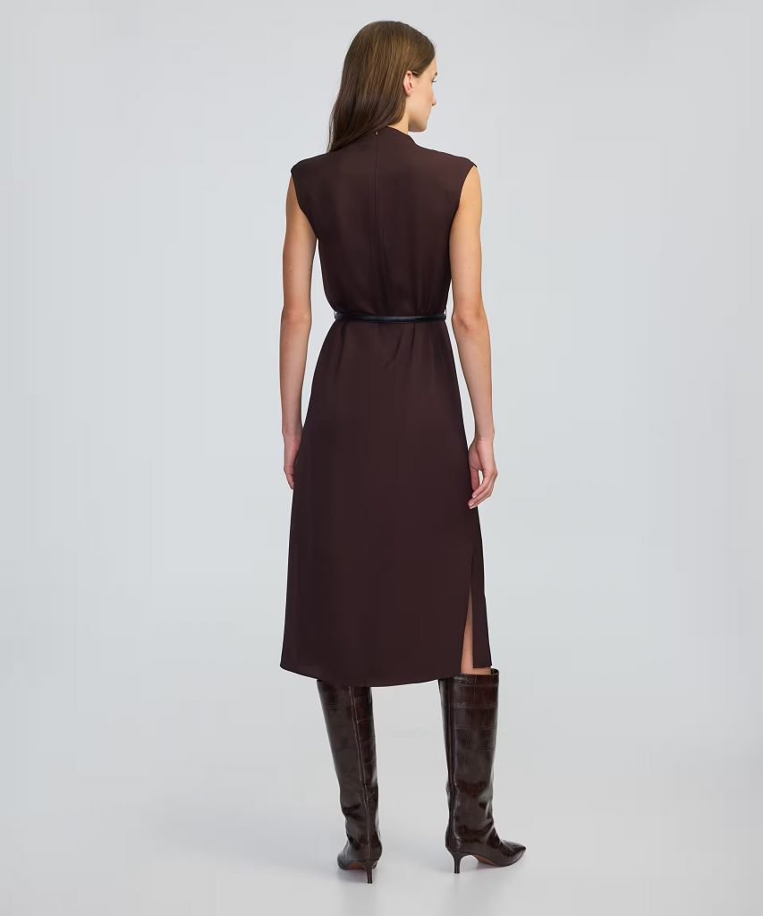 İPEKYOL Kemerli midi elbise IW6250002234