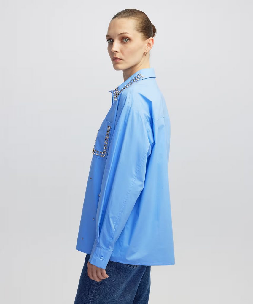 İPEKYOL Karma aksesuarlı gömlek IW6250025098