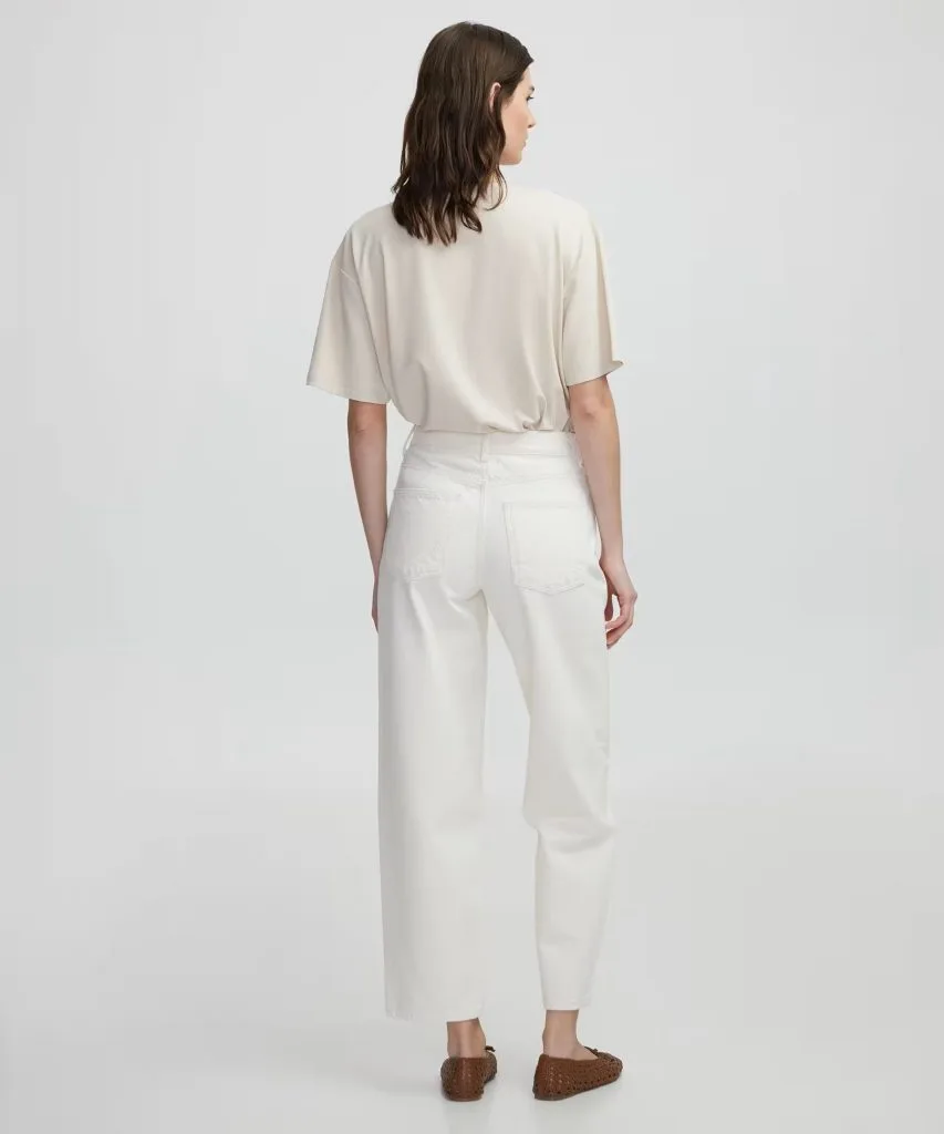 İPEKYOL Barrel Fit Jean Pantolon IS1250018011 - naturel