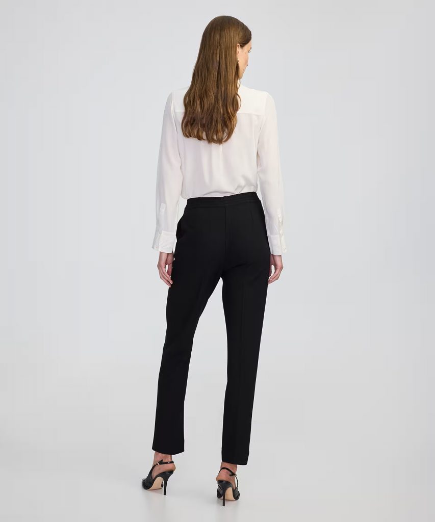 İPEKYOL Elastik bel cigarette fit pantolon IW6250003222 - Siyah