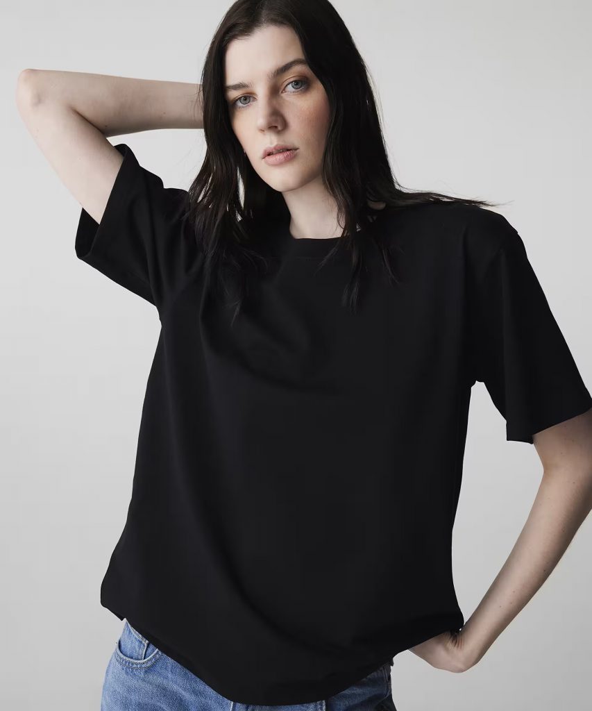 İPEKYOL Bisiklet yaka basic tişört IS1260070112 - Siyah