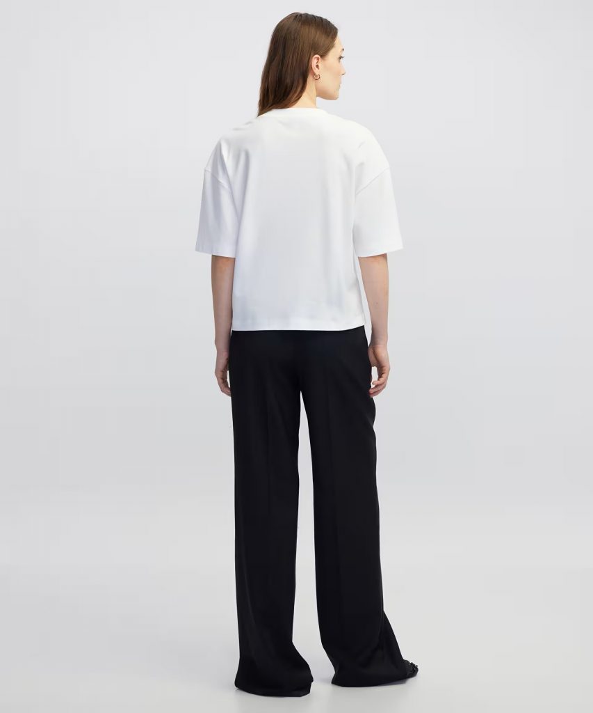 İPEKYOL Slogan ve görsel baskılı T-shirt IW6250070034