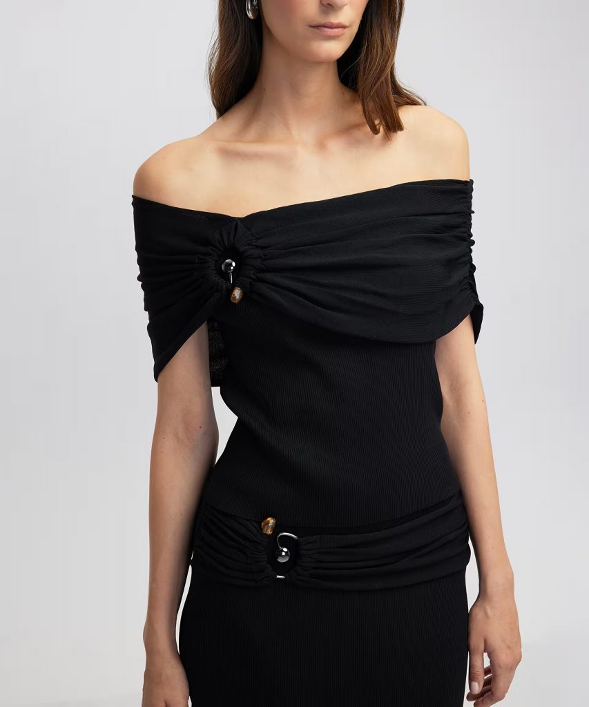 İPEKYOL Karma aksesuarlı triko IW6250050021