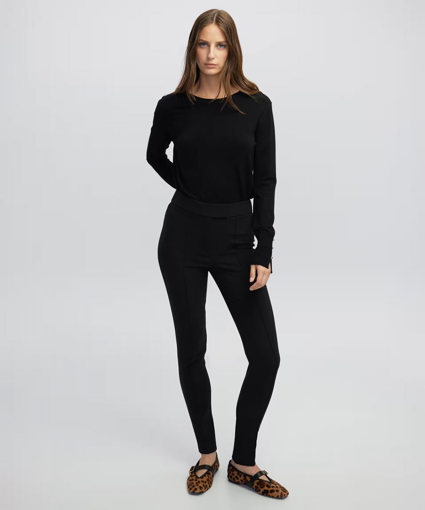 İPEKYOL Kontrast düğmeli triko IW6250050049 - Siyah