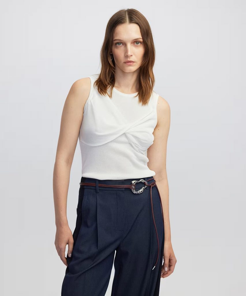 İPEKYOL Burgulu dar kesim triko IW6250050385