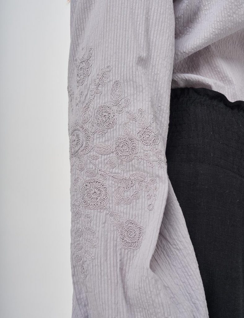 KAYRA Sıfır Yaka Pamuklu Bluz  10032