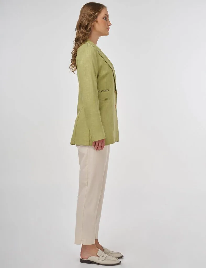 KAYRA Punto Dikişli Viskon Blazer Ceket  13095