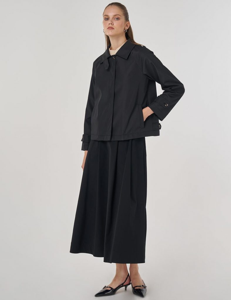 KAYRA Şömizye Yaka Kısa Ceket  73017