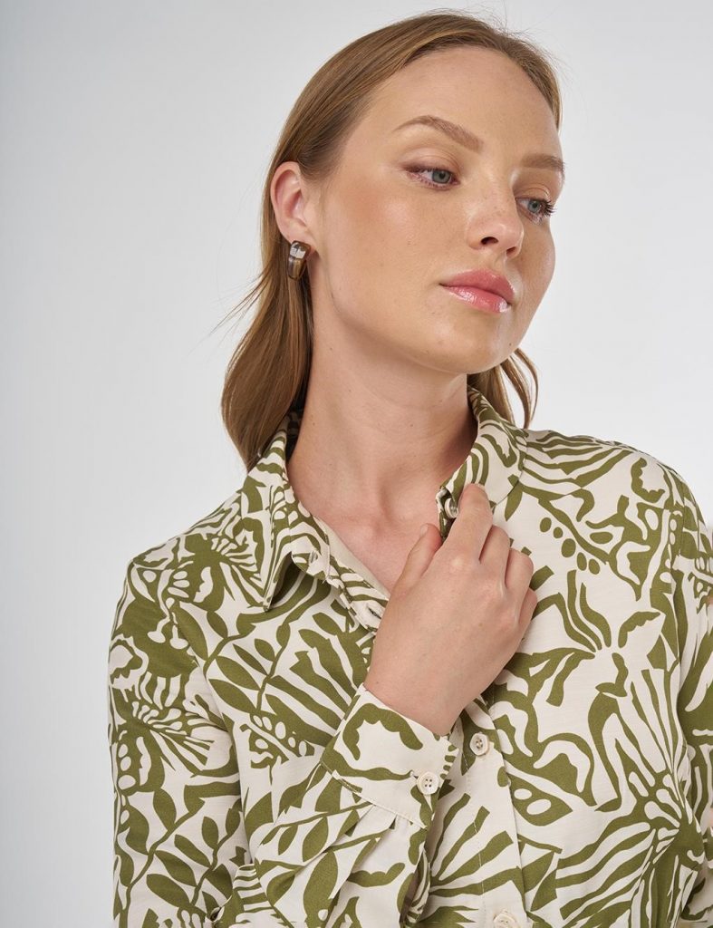 KAYRA Desenli Viskon Elbise 23105