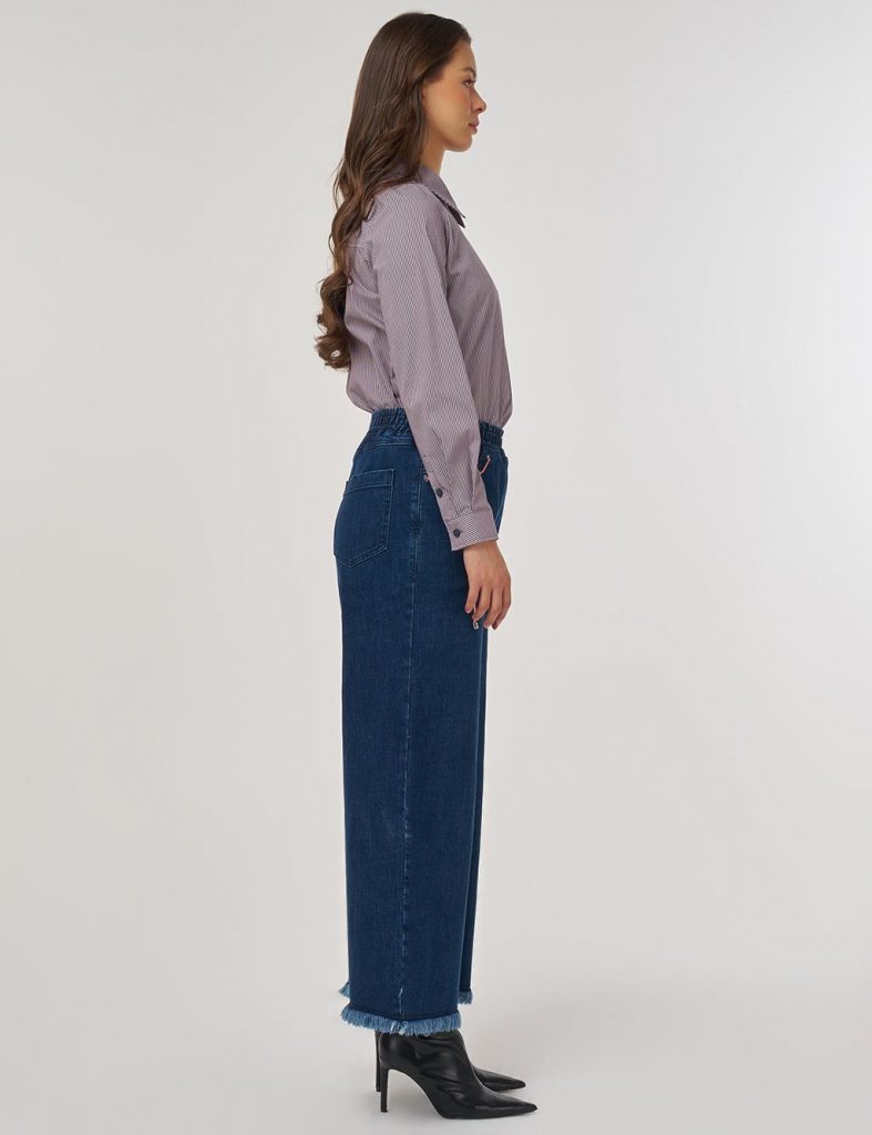 KAYRA Aksesuar Detaylı Marine Fit Denim Pantolon 79014