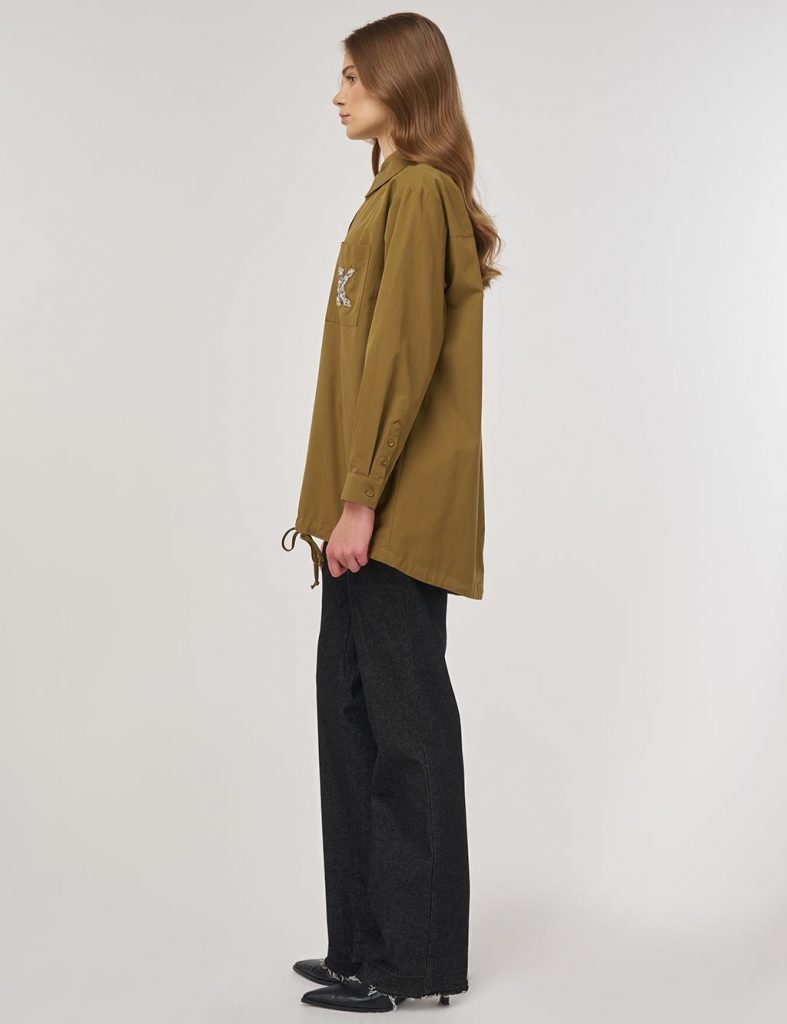 KAYRA %100 Pamuklu İşlemeli Tunik 21068