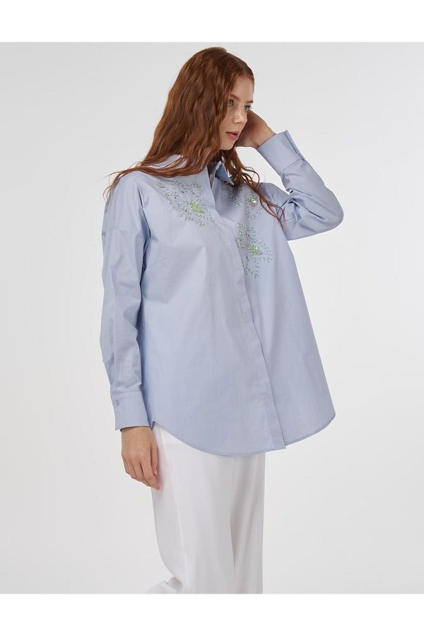 KAYRA İşleme Detaylı Pamuklu Tunik 21103