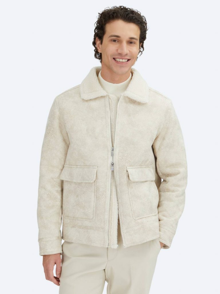 KİP Regular Fit Gömlek Yaka Casual Dokuma Mont 824 - TAŞ