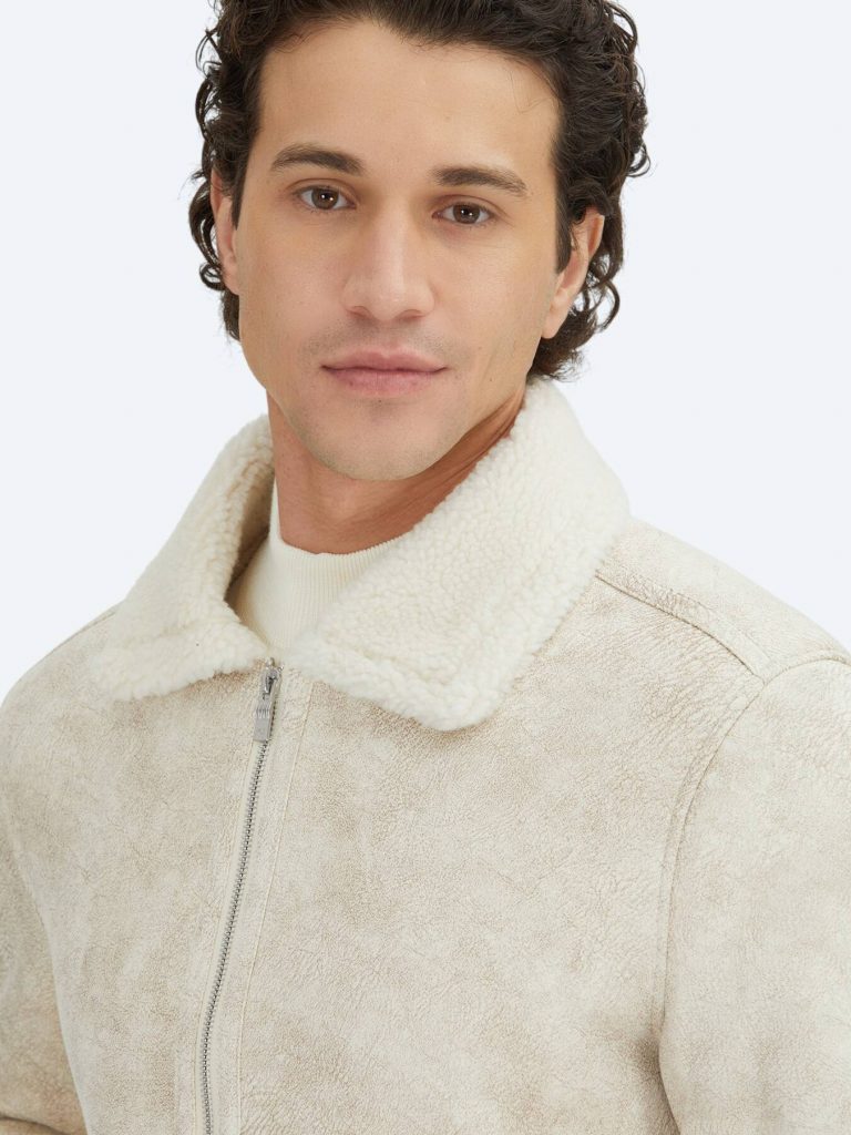 KİP Regular Fit Gömlek Yaka Casual Dokuma Mont 824 - TAŞ