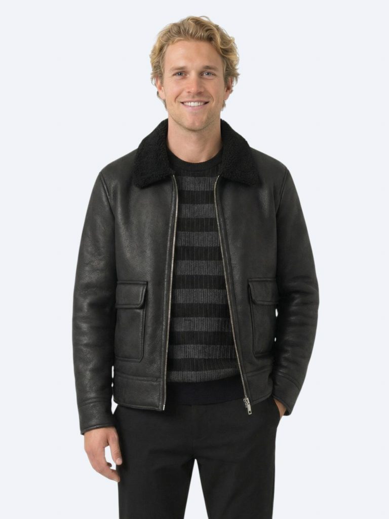 KİP Regular Fit Gömlek Yaka Casual Dokuma Mont 824 - Siyah