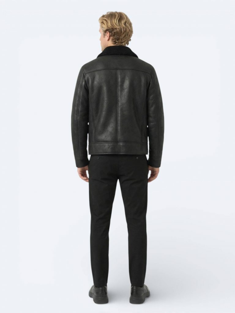 KİP Regular Fit Gömlek Yaka Casual Dokuma Mont 824 - Siyah