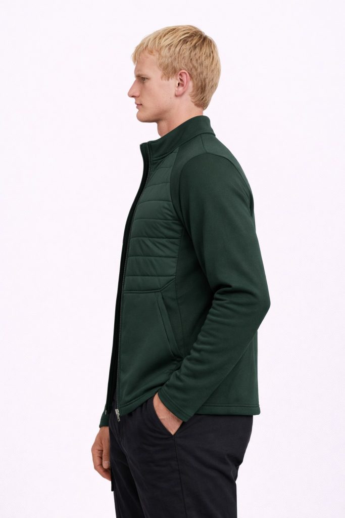 Lacoste Erkek Yüksek Yakalı Kapitone mont BH2638 - YEŞİL