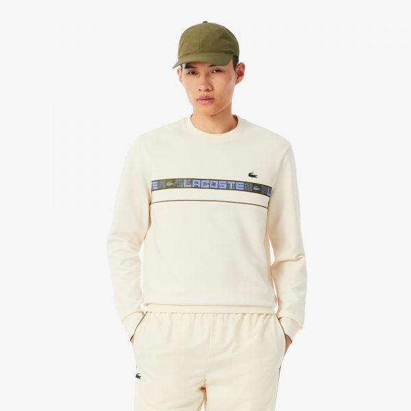 Lacoste Markalı Çizgili Tenis Sweat SH4767