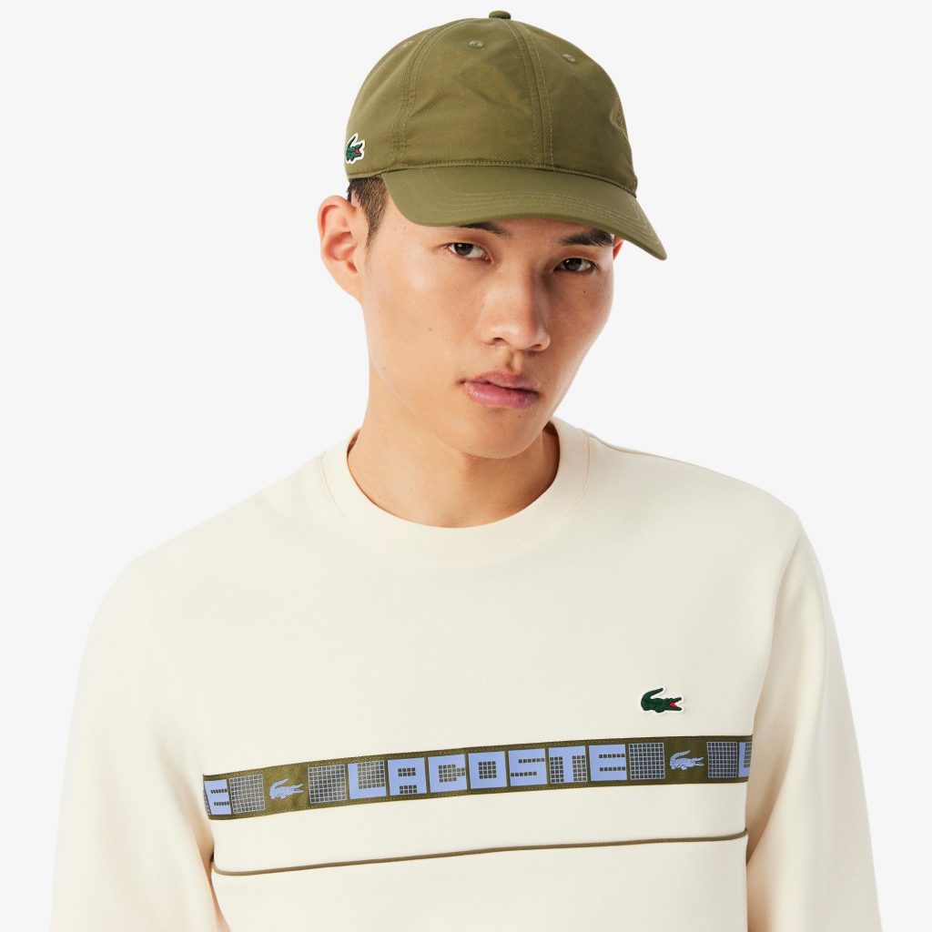 Lacoste Markalı Çizgili Tenis Sweat SH4767