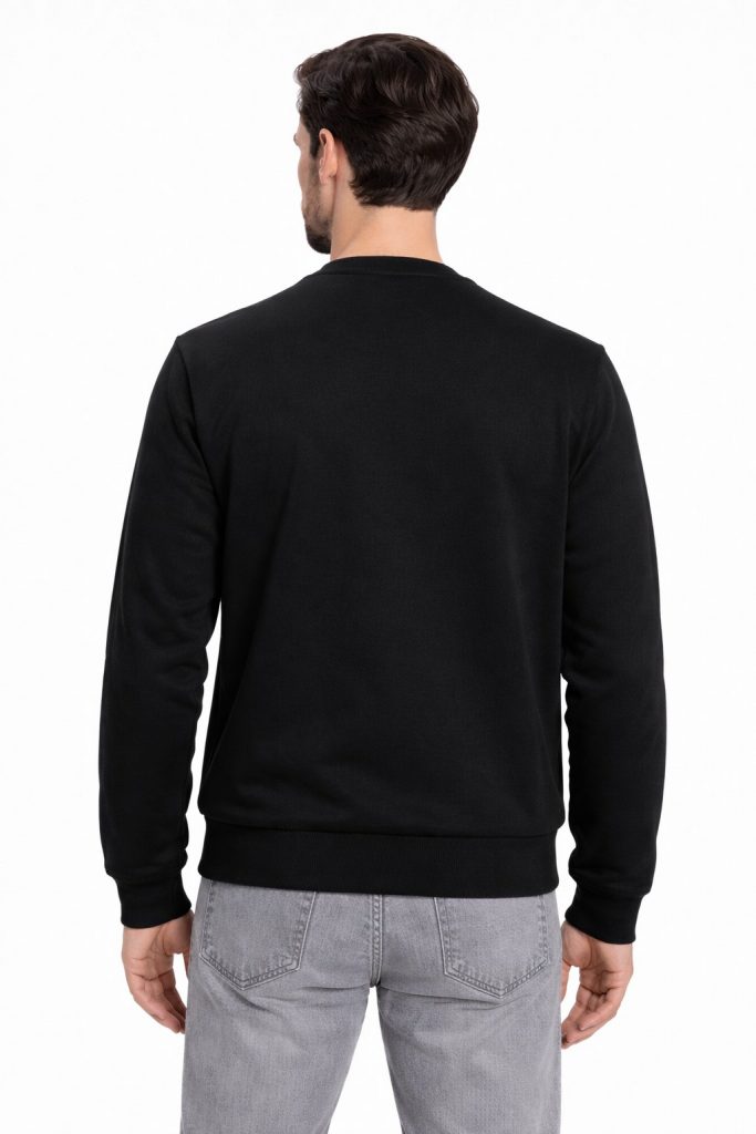 Lacoste Normal Kesim Sweat SH9608 - Siyah