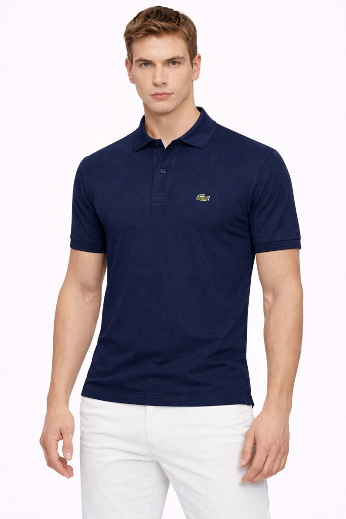 Lacoste Erkek Classic Fit T-shırt L1212 - Lacivert