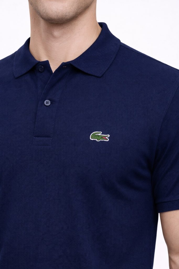 Lacoste Erkek Classic Fit T-shırt L1212 - Lacivert