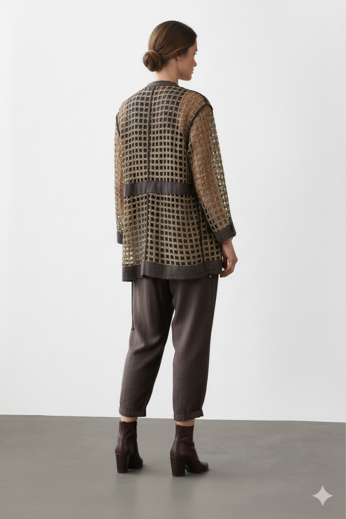 LİSSMORE Fileli 2' li Takım 5908 - kahve