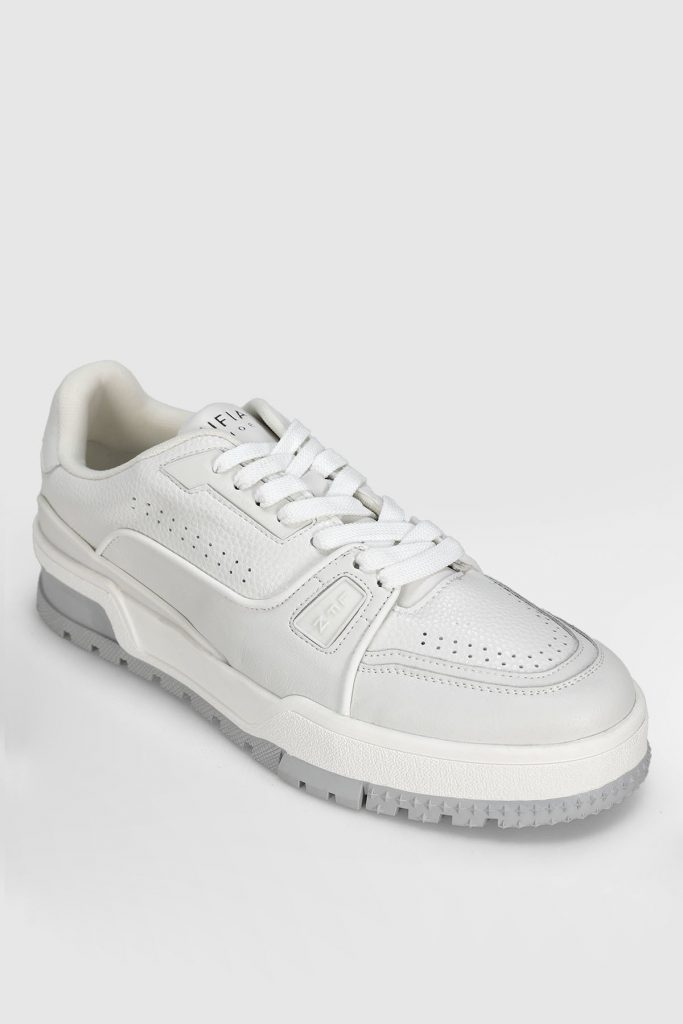 LUFİAN Albert Erkek Deri Sneaker Ayakkabı 112230250 - Beyaz