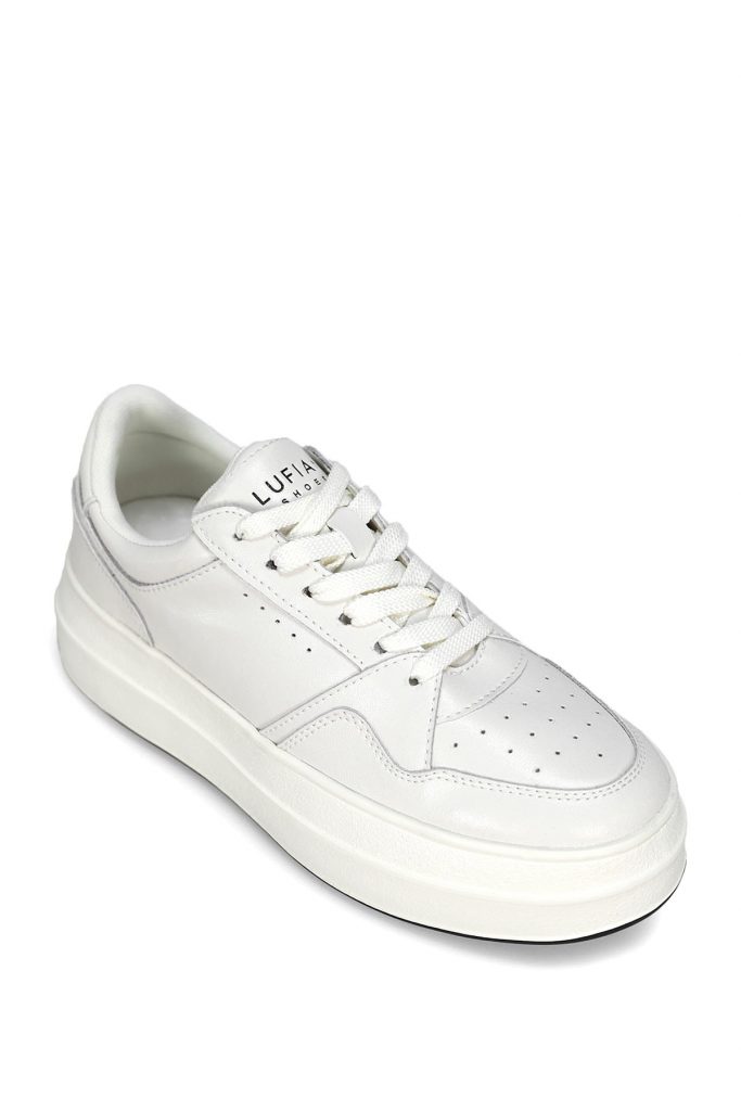 LUFİAN Vanessa Kadın Hakiki Deri Klasik Sneaker  122230040 - Beyaz