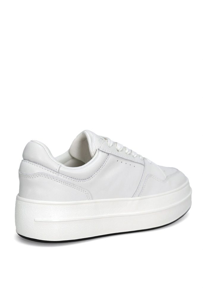 LUFİAN Vanessa Kadın Hakiki Deri Klasik Sneaker  122230040 - Beyaz